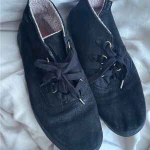 Keds Women's Black Lace-Up Sneakers